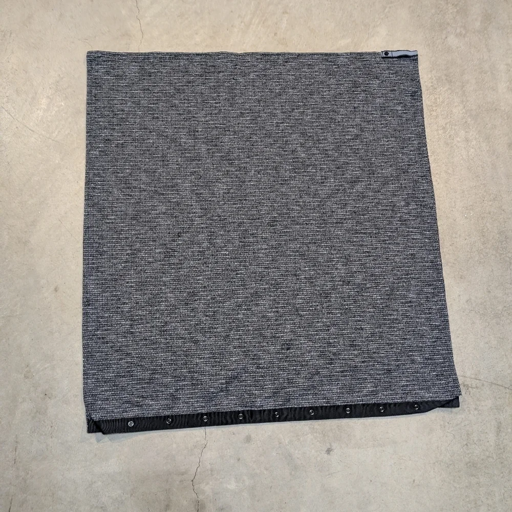 Lululemon Nursing Cover Women's Snap Closing Gray Heather 58x27